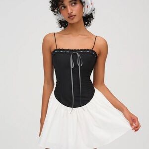 For Love & Lemons Anabella Mini Dress XXS